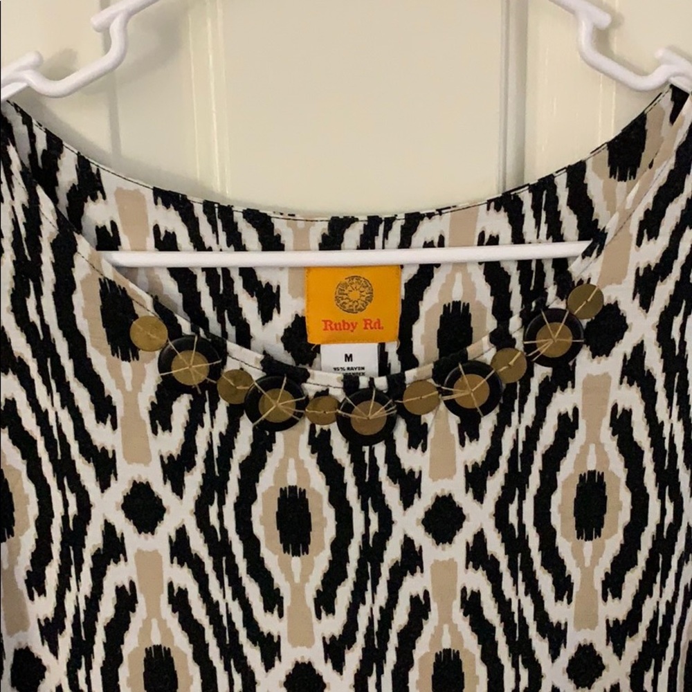 Ruby Rd. Animal-Like Print Top - image 2